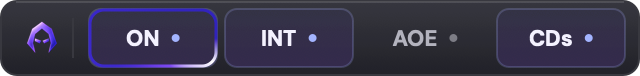 Lazy Raider compact toggle overlay